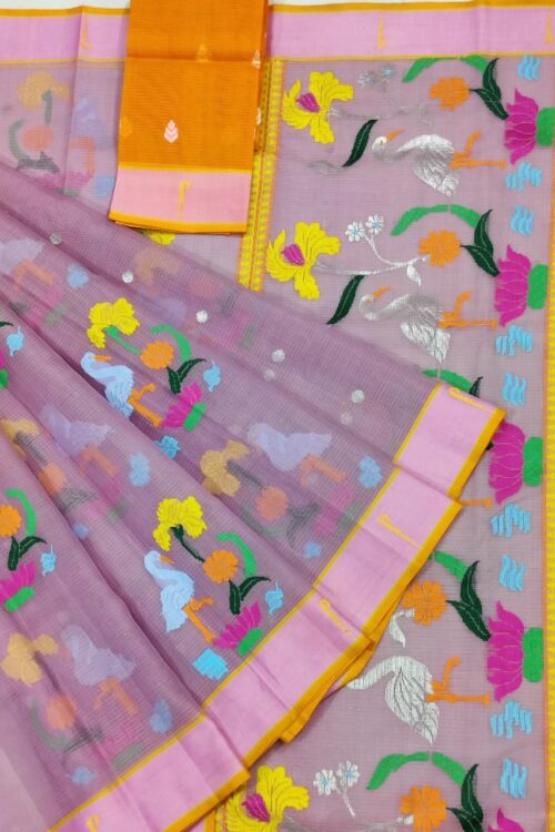 PURE ZARIKOTA HANDLOOM BUTA SAREE WITH BLOUSE B1567