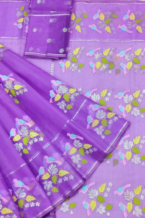 PURE ZARIKOTA HANDLOOM BUTA SAREE WITH BLOUSE B1566