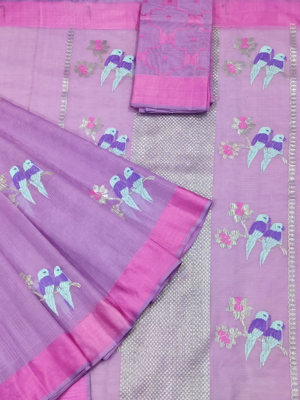 PURE ZARIKOTA HANDLOOM BUTA SAREE WITH BLOUSE B1567