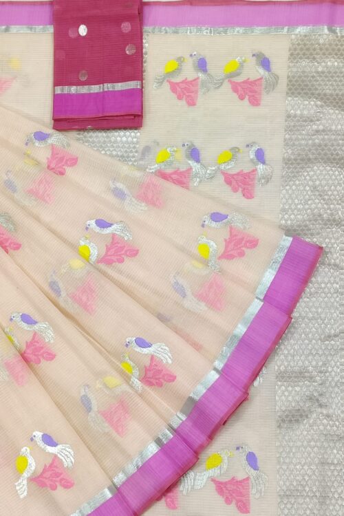 PURE ZARIKOTA HANDLOOM BUTA SAREE WITH BLOUSE B1568