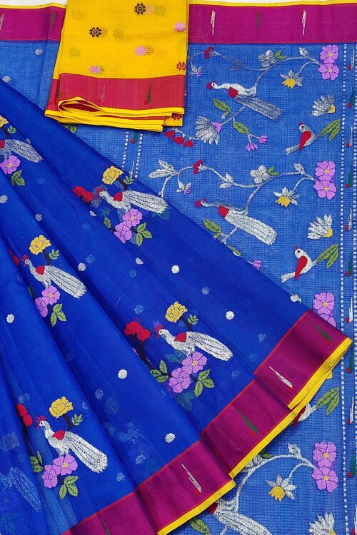 PURE ZARIKOTA HANDLOOM BUTA SAREE WITH BLOUSE B1571