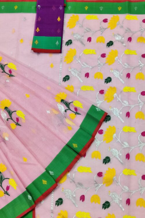 PURE ZARIKOTA HANDLOOM BUTA SAREE WITH BLOUSE B1574