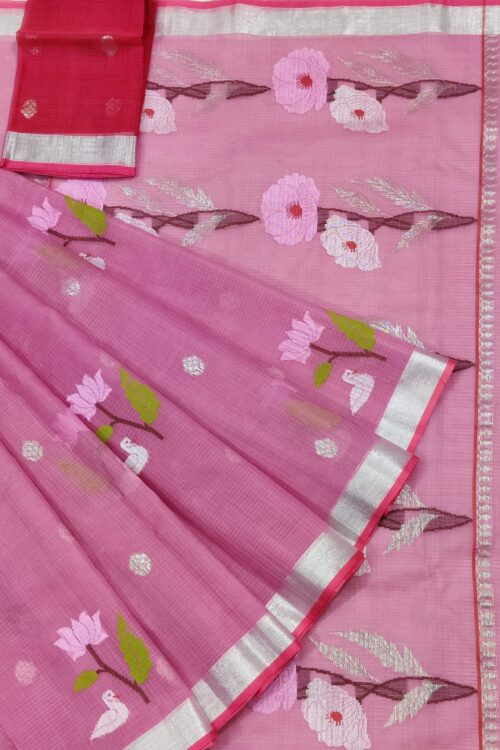 PURE ZARIKOTA HANDLOOM BUTA SAREE WITH BLOUSE B1583
