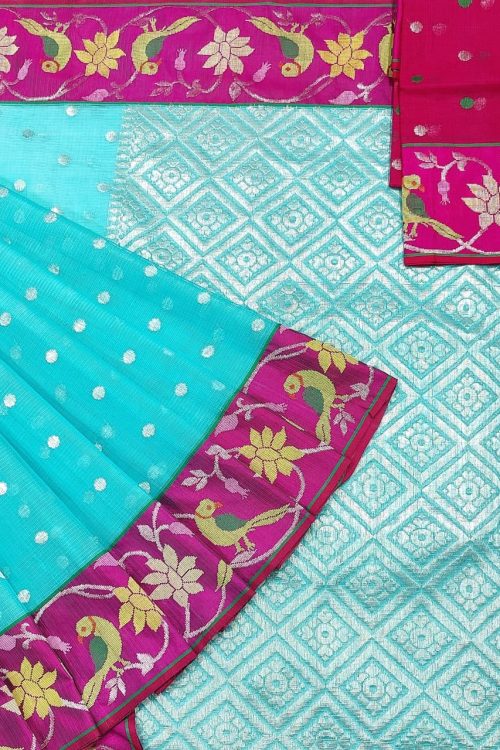 PURE  BOTH SIDE PAITHANI BORDER ZARIKOTA HANDLOOM SAREE S-152