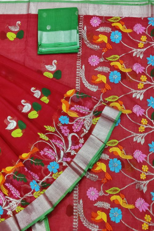 PURE SKIRT DESIGN ZARIKOTA HANDLOOM SAREE S-229