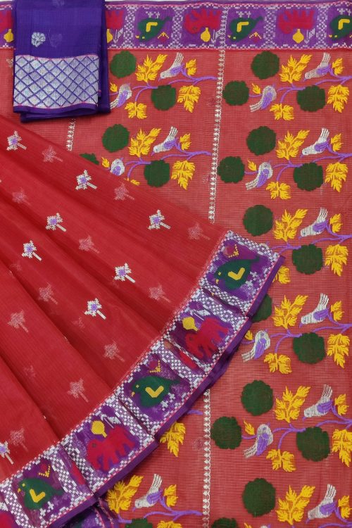 PURE BIG PATOLA BORDER ZARIKOTA HANDLOOM SAREE S-147