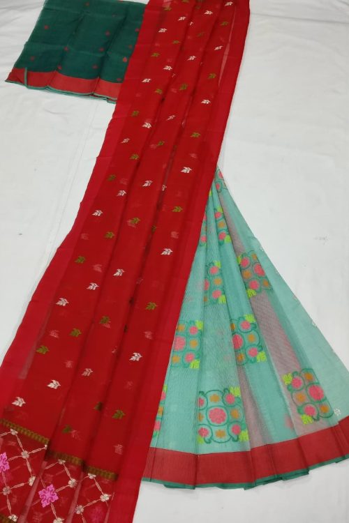 PURE ZARIKOTA HANDLOOM LEHANGA MATERIAL SET – L238