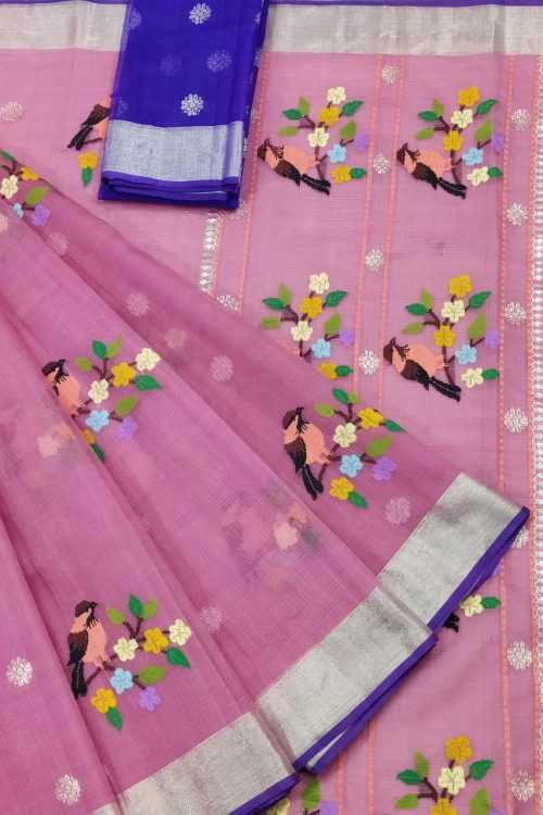 PURE ZARIKOTA HANDLOOM BUTA SAREE WITH BLOUSE B1694