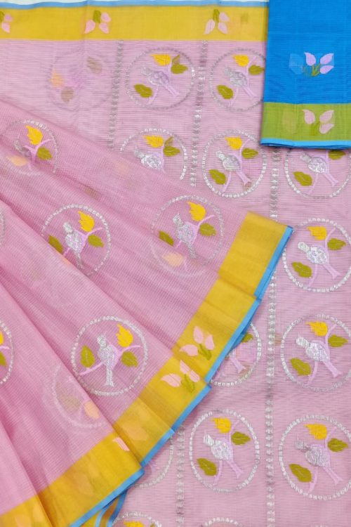 PURE ZARIKOTA HANDLOOM BUTA SAREE WITH BLOUSE B1688