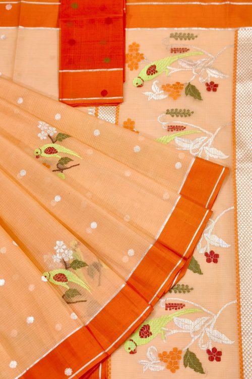 PURE ZARIKOTA HANDLOOM BUTA SAREE WITH BLOUSE B1692