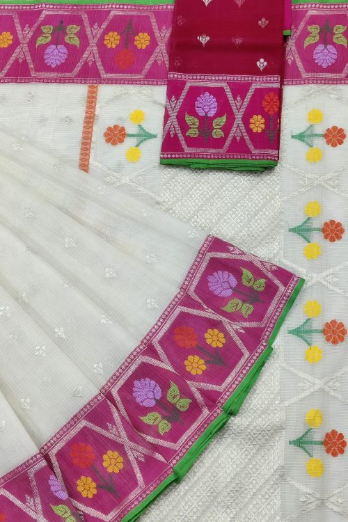 PURE  BOTH SIDE PAITHANI BORDER ZARIKOTA HANDLOOM SAREE S-155