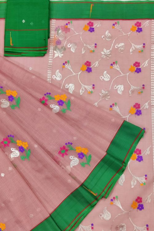 PURE ZARIKOTA HANDLOOM BUTA SAREE WITH BLOUSE B1709