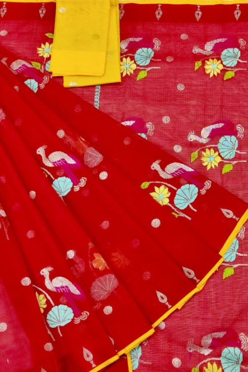 PURE ZARIKOTA HANDLOOM BUTA SAREE WITH BLOUSE B1728