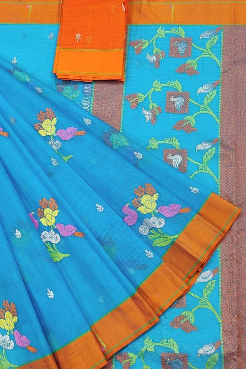 PURE ZARIKOTA HANDLOOM BUTA SAREE WITH BLOUSE B1729