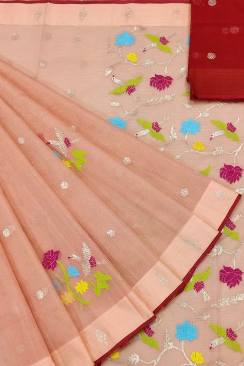 PURE ZARIKOTA HANDLOOM BUTA SAREE WITH BLOUSE B1730