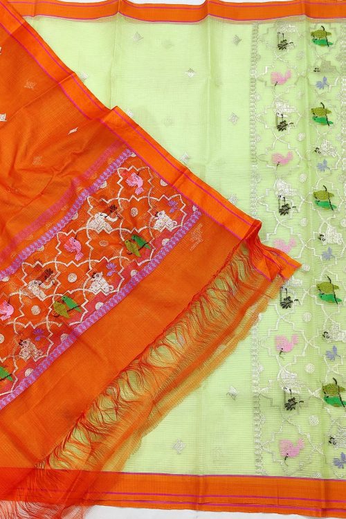 PURE ZARIKOTA HANDLOOM DRESS MATERIAL _M166