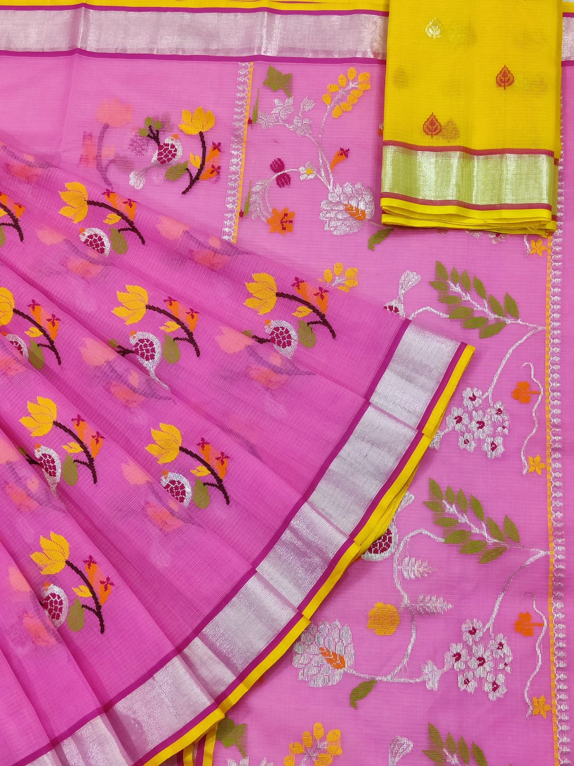 PURE ZARIKOTA HANDLOOM BUTA SAREE WITH BLOUSE B1733