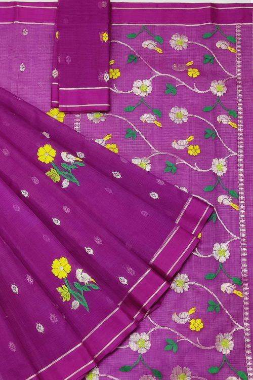 PURE ZARIKOTA HANDLOOM BUTA SAREE WITH BLOUSE B1735