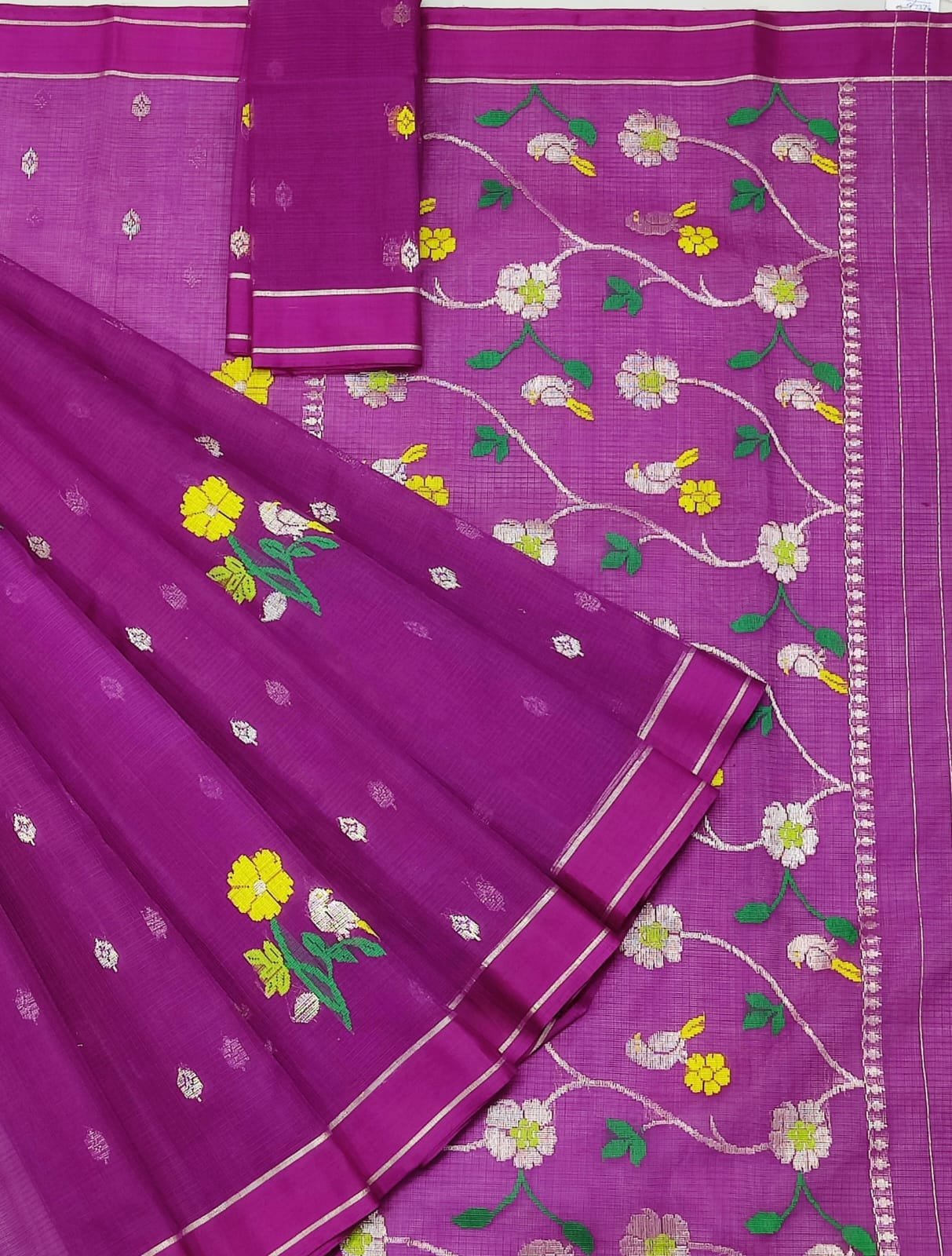 PURE ZARIKOTA HANDLOOM BUTA SAREE WITH BLOUSE B1735