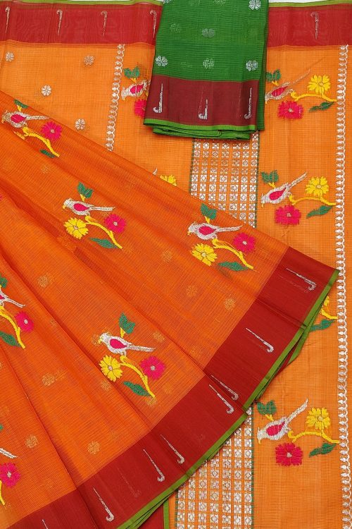 PURE ZARIKOTA HANDLOOM BUTA SAREE WITH BLOUSE B1738