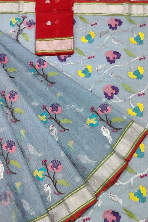 PURE ZARIKOTA HANDLOOM BUTA SAREE WITH BLOUSE B1741