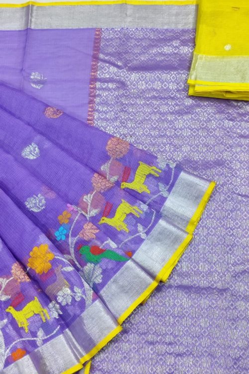 PURE SKIRT DESIGN ZARIKOTA HANDLOOM SAREE S-225