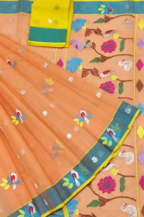 PURE ZARIKOTA HANDLOOM BUTA SAREE WITH BLOUSE B1746