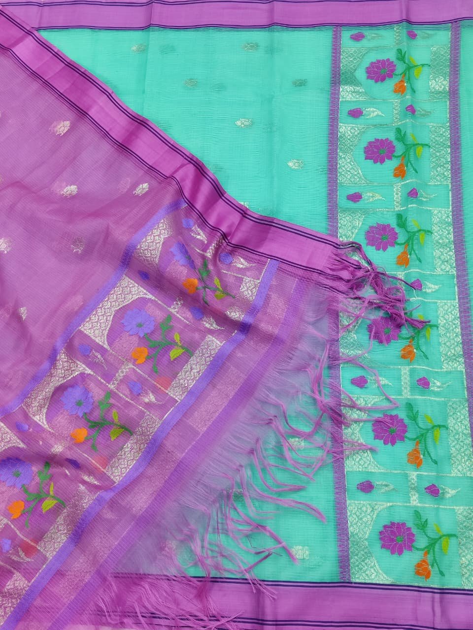 PURE ZARIKOTA HANDLOOM DRESS MATERIAL _M137