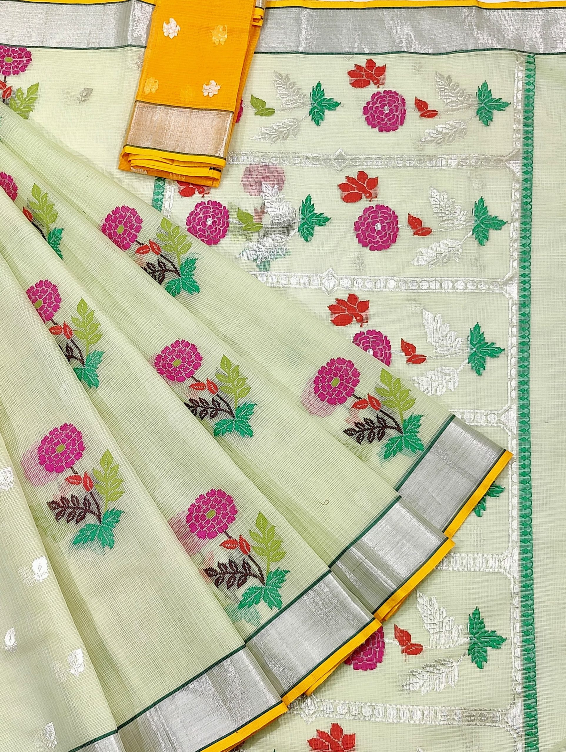 PURE ZARIKOTA HANDLOOM BUTA SAREE WITH BLOUSE B1770