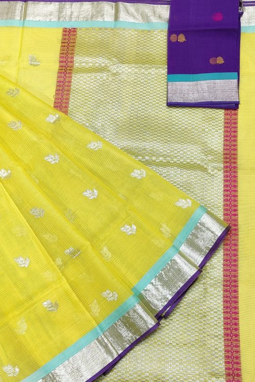 PURE ZARIKOTA HANDLOOM BUTA SAREE WITH BLOUSE B1763