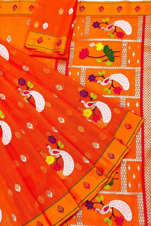 PURE ZARIKOTA HANDLOOM BUTA SAREE WITH BLOUSE B1720