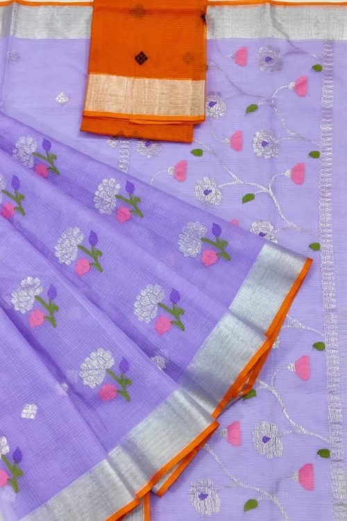 PURE ZARIKOTA HANDLOOM BUTA SAREE WITH BLOUSE B1719