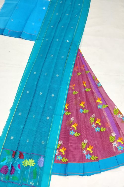 PURE ZARIKOTA HANDLOOM LEHANGA MATERIAL SET – L258