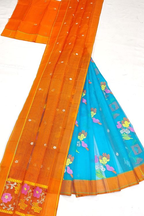 PURE ZARIKOTA HANDLOOM LEHANGA MATERIAL SET – L261