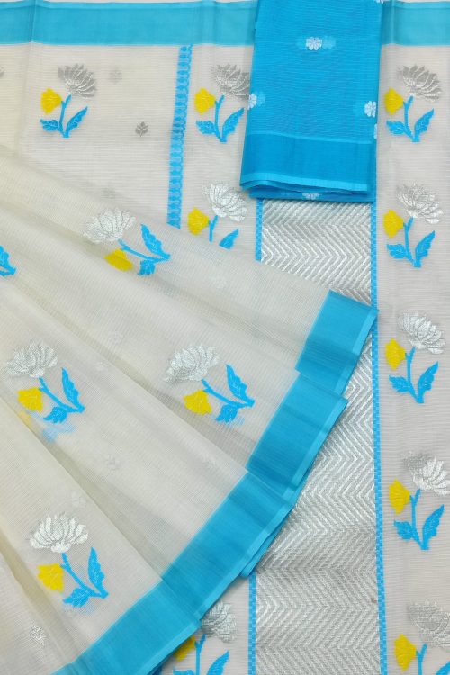 PURE ZARIKOTA HANDLOOM BUTA SAREE WITH BLOUSE B1772