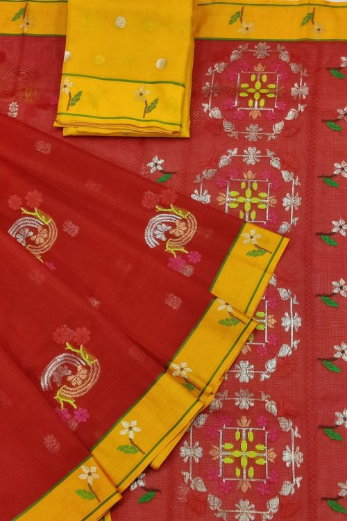 PURE ZARIKOTA HANDLOOM BUTA SAREE WITH BLOUSE B1775
