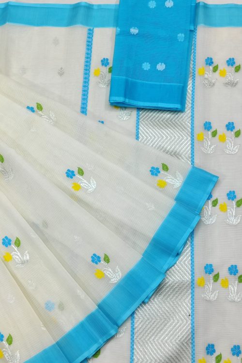 PURE ZARIKOTA HANDLOOM BUTA SAREE WITH BLOUSE B1777