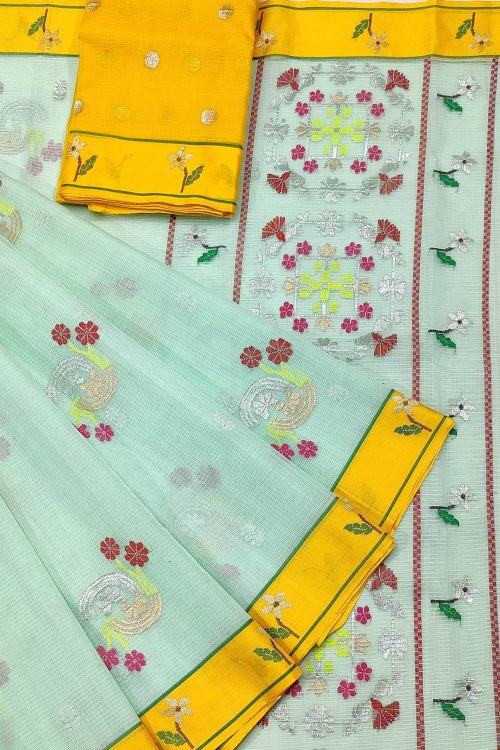 PURE ZARIKOTA HANDLOOM BUTA SAREE WITH BLOUSE B1778