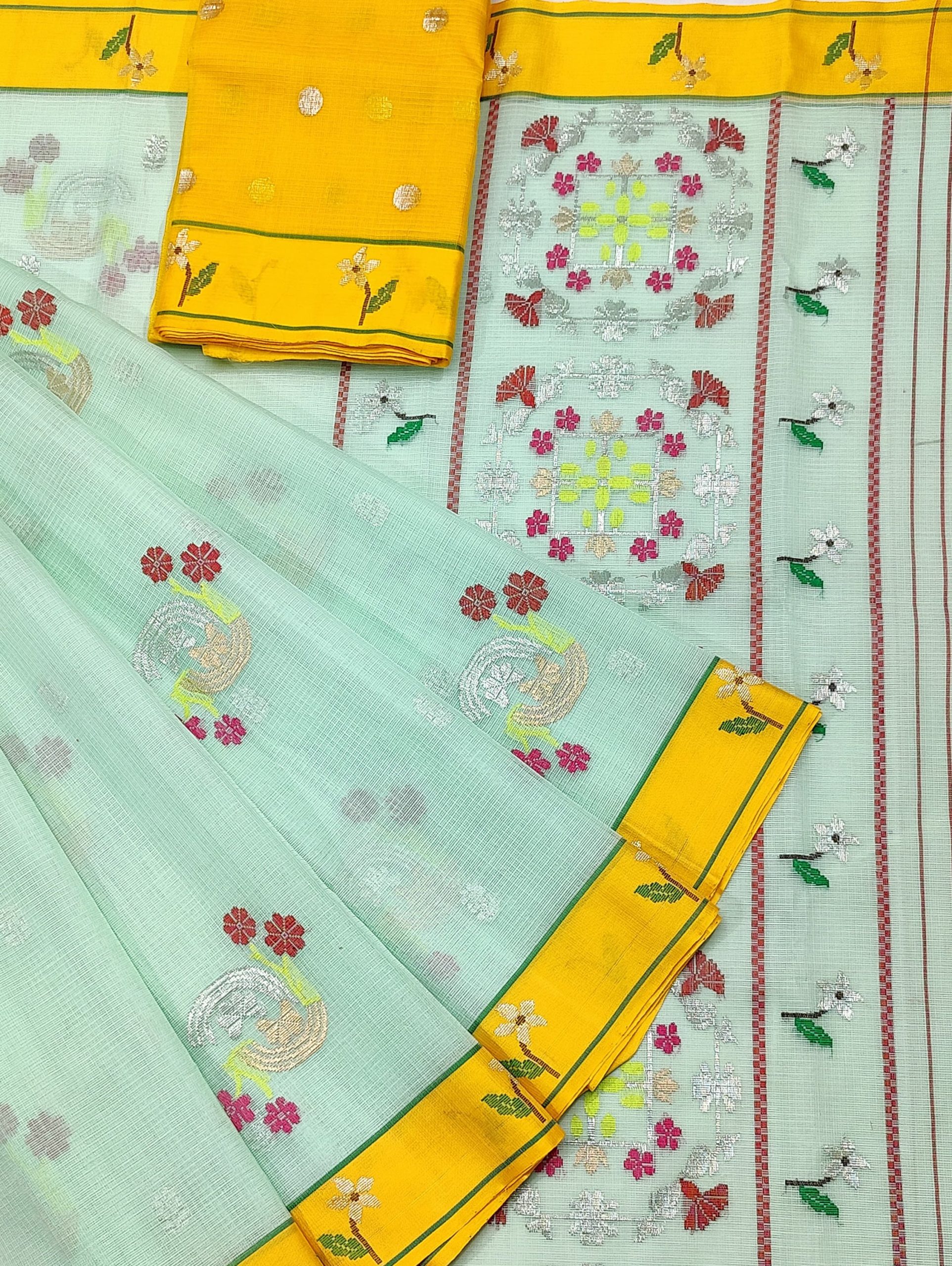 PURE ZARIKOTA HANDLOOM BUTA SAREE WITH BLOUSE B1778