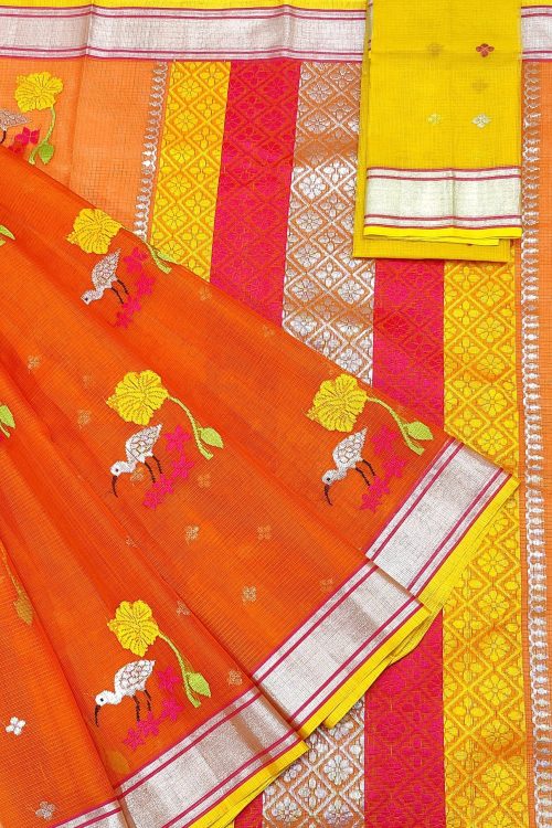 PURE ZARIKOTA HANDLOOM BUTA SAREE WITH BLOUSE B1783