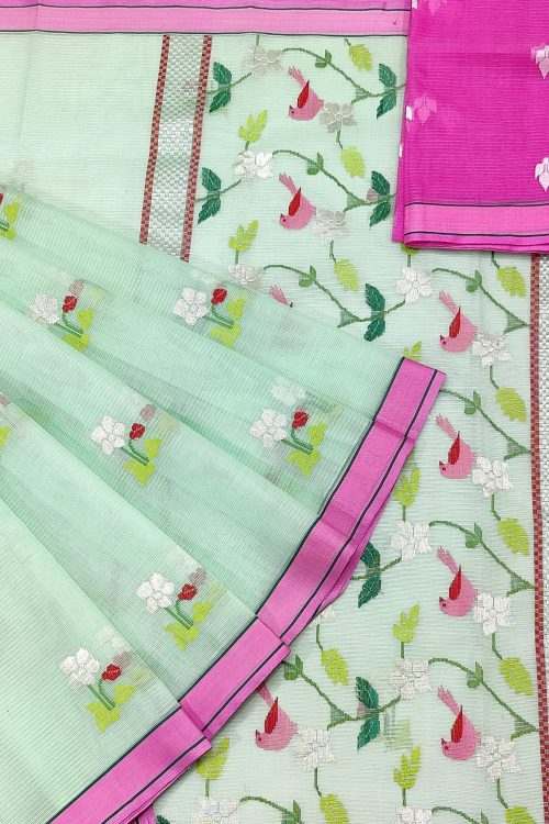 PURE ZARIKOTA HANDLOOM BUTA SAREE WITH BLOUSE B1784