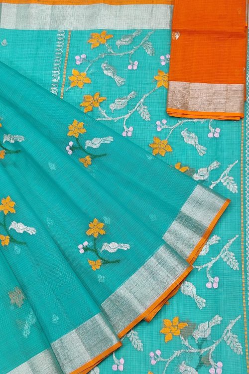 PURE ZARIKOTA HANDLOOM BUTA SAREE WITH BLOUSE B1785
