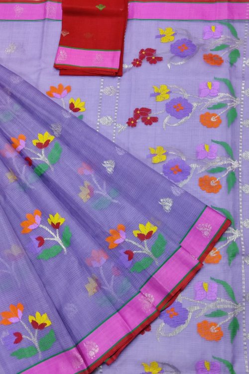 PURE ZARIKOTA HANDLOOM BUTA SAREE WITH BLOUSE B1787