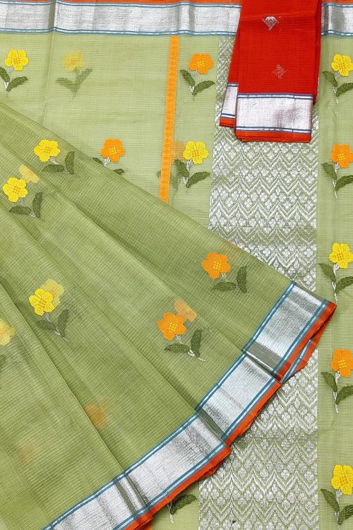 PURE ZARIKOTA HANDLOOM BUTA SAREE WITH BLOUSE B1791