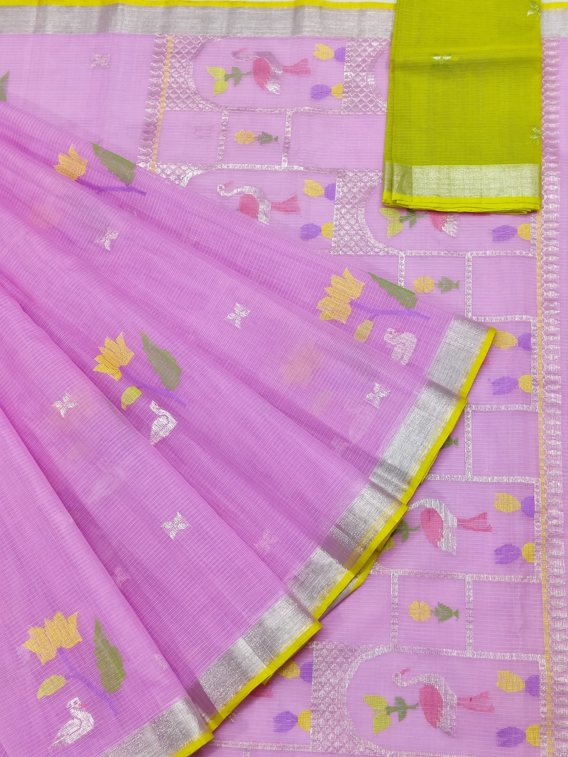 PURE ZARIKOTA HANDLOOM BUTA SAREE WITH BLOUSE B1794
