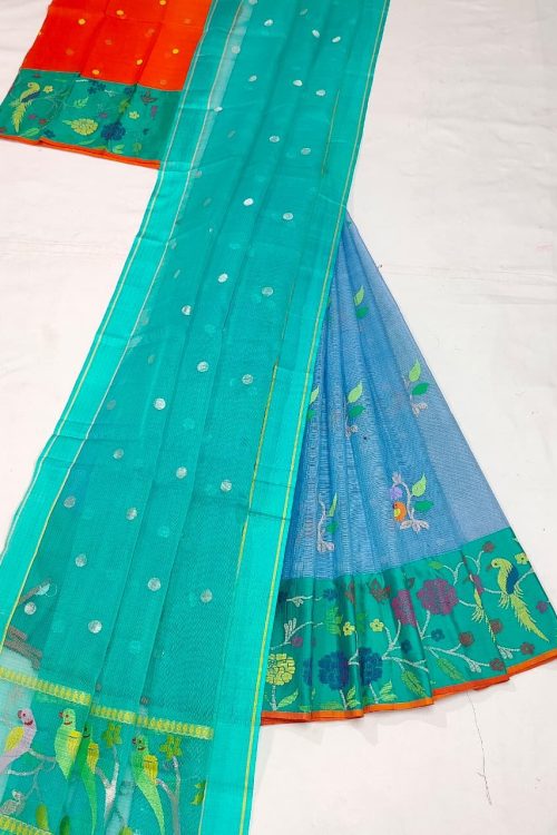 PURE ZARIKOTA HANDLOOM LEHANGA MATERIAL SET – L268