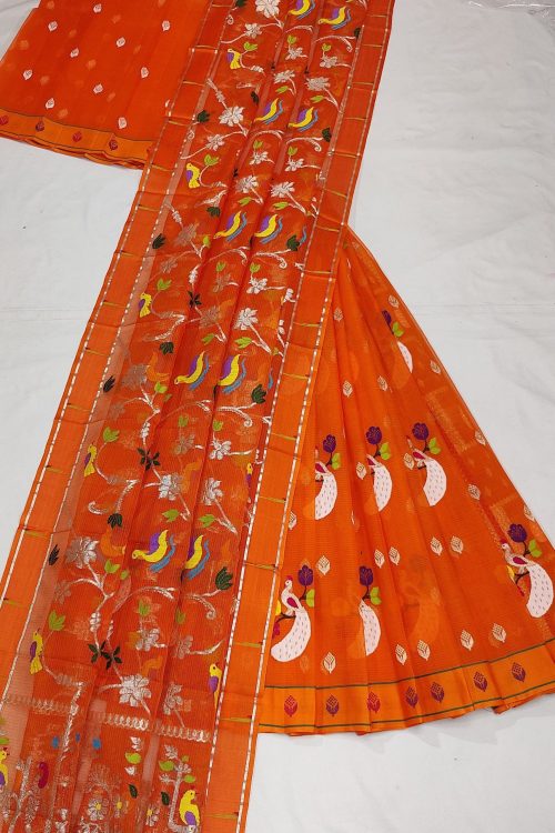 PURE ZARIKOTA HANDLOOM LEHANGA MATERIAL SET – L270