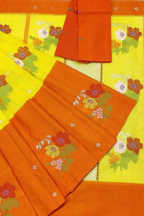 PURE ZARIKOTA HANDLOOM BUTA SAREE WITH BLOUSE B1797