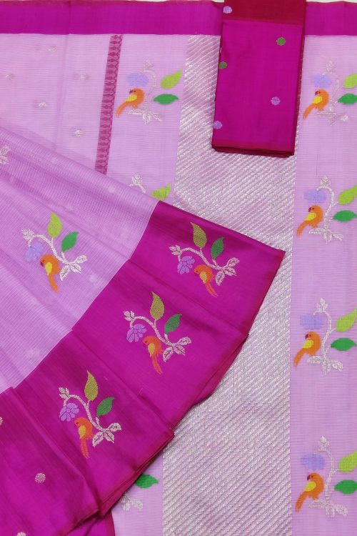 PURE ZARIKOTA HANDLOOM BUTA SAREE WITH BLOUSE B1799