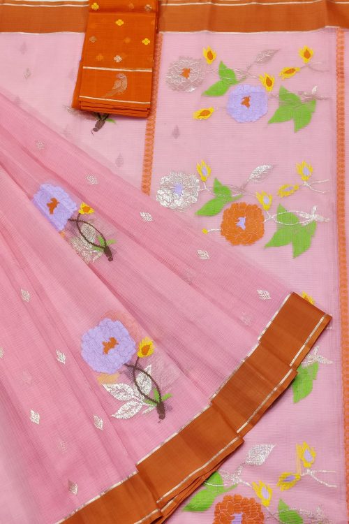 PURE ZARIKOTA HANDLOOM BUTA SAREE WITH BLOUSE B1809